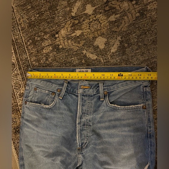 AGOLDE high rise destroyed denim - Picture 6 of 6